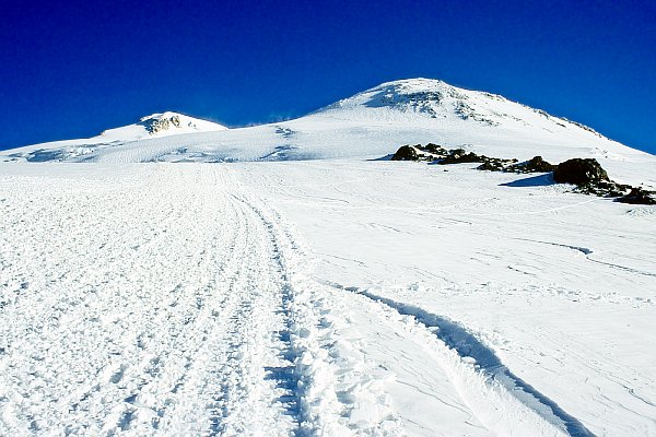 Poslední pohled na Elbrus