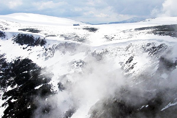 Krkonoše, Úpská jáma ze Sněžky