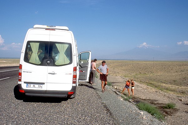 První pohled na Ararat (Agri Dagi)