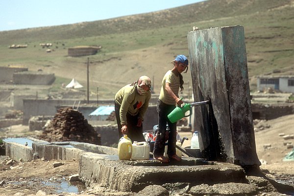 Kurdské vesnice u Dogubayazitu