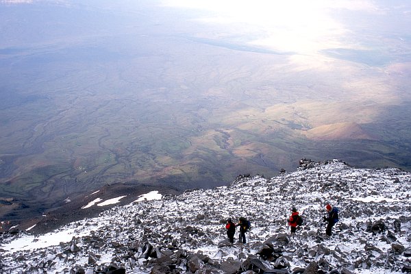 Ararat, sestup do druhého tábora