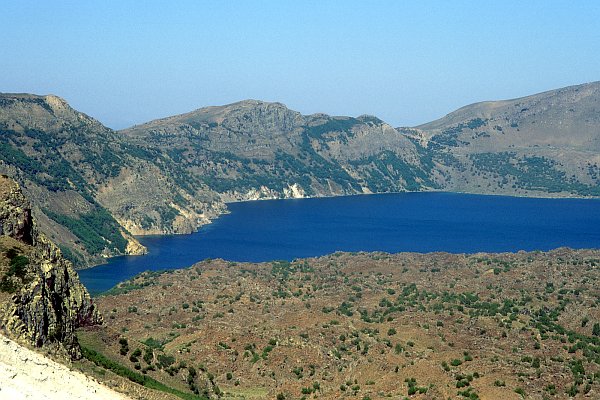 Kráter sopky Nemrut Dagi