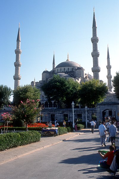 Modrá mešita - největší istanbulská mešita