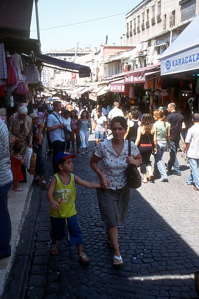 Istanbul, uličky u Zlatého rohu