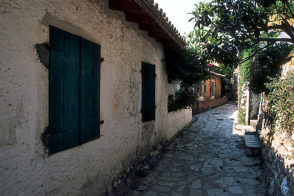 Uličky v Agios Nikitas