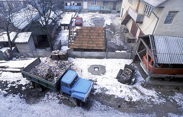 Výhled z okna hotelu