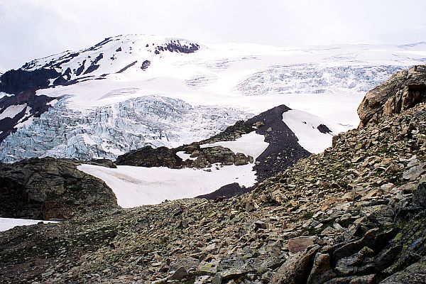 Ledopády na Elbrusu