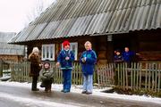 Ukrajina, Zakarpatská oblast, 30.12.2004, vesnice Siněvirská Poljana.