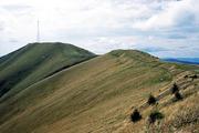 Ukrajina, Zakarpatská oblast, polonina Krásna, 18.8.2005, vrch Topas (1548 m).