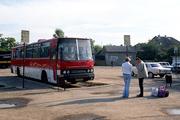 Ukrajina, Zakarpatská oblast, Tjačiv, 20.8.2005, autobusové nádraží.