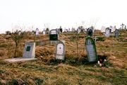 Rumunsko, Banát, Svatá Helena, 28.12.2005, hřbitov ve Svaté Heleně.
