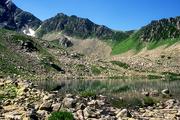 Turecko, pohoří Kačkar, 27.7.2007, jezero Kara Deniz Golu.