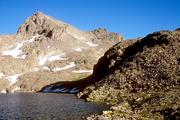 Turecko, pohoří Kačkar, 29.7.2007, jezero Deniz Golu (cca 3400 m) pod Kačkar Dagi.