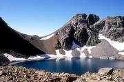 Turecko, pohoří Kačkar, 29.7.2007, jezero Deniz Golu (cca 3400 m) pod Kačkar Dagi.